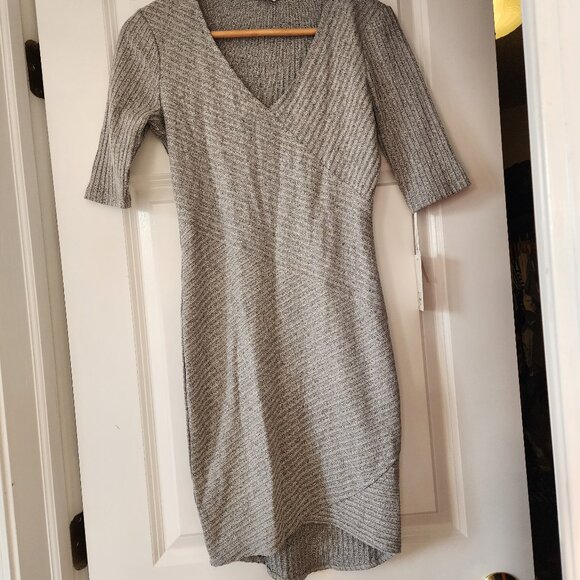 Candies size medium grey body con stretch dress - Picture 1 of 5